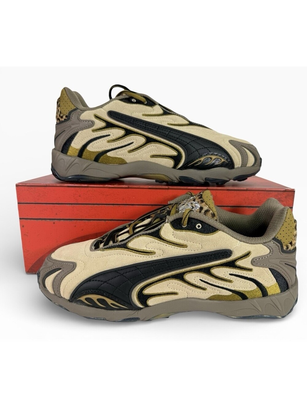 A$AP ROCKY x PUMA Inhale Sneaker ASAP Leopard 405579 Men's Shoe Size 10